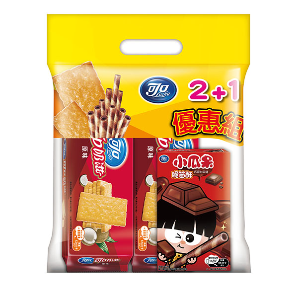 【可口】可口LUCKY 2+1超值優惠組（254g × 12組） ， 箱裝