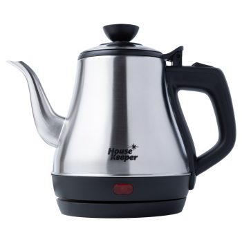 【妙管家】不鏽鋼長嘴電水壺800ml