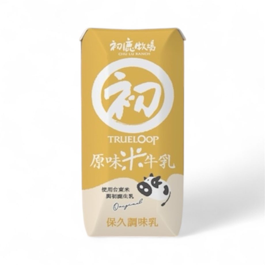 初鹿牧場原味米牛乳