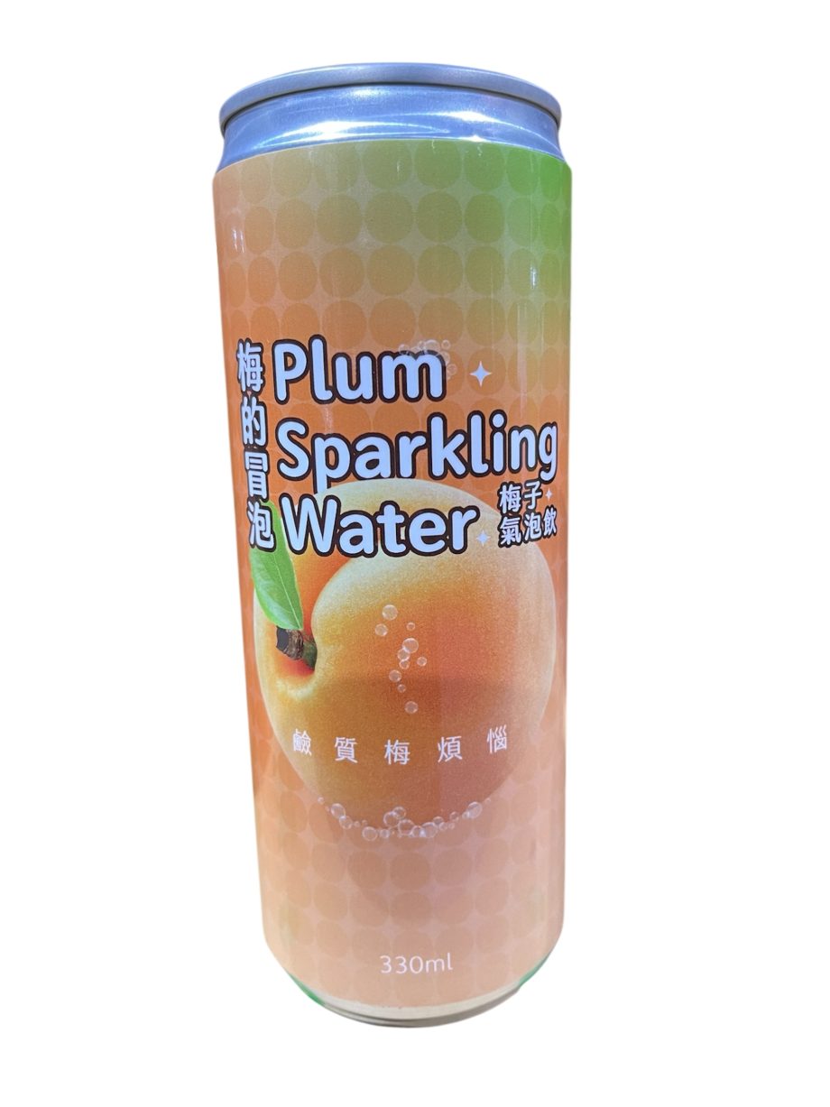 梅子氣泡飲