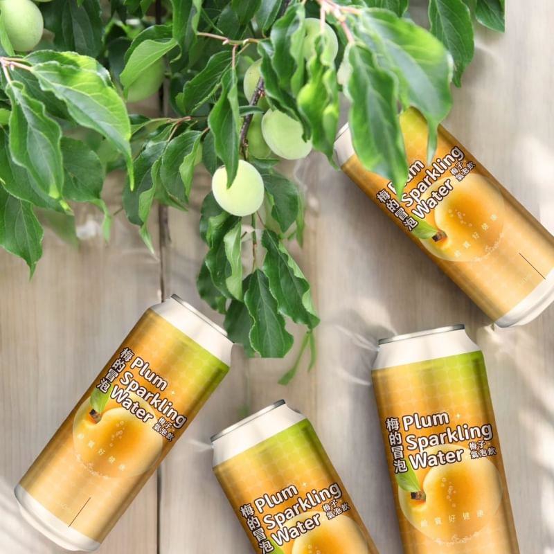 梅子氣泡飲