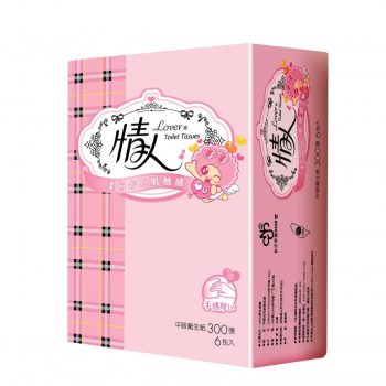 情人平版衛生紙300張x6包x6串