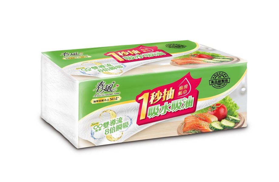 春風一秒抽抽取式廚房紙巾120 抽