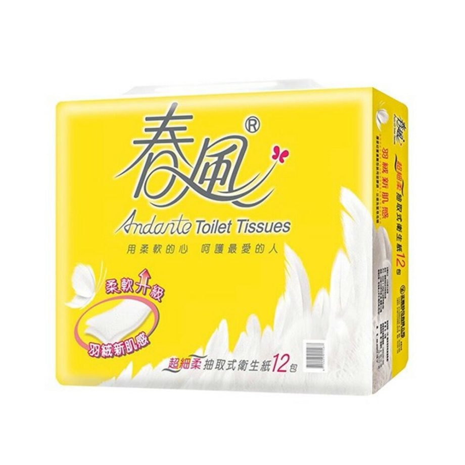 春風超細柔抽取衛生紙110抽72包