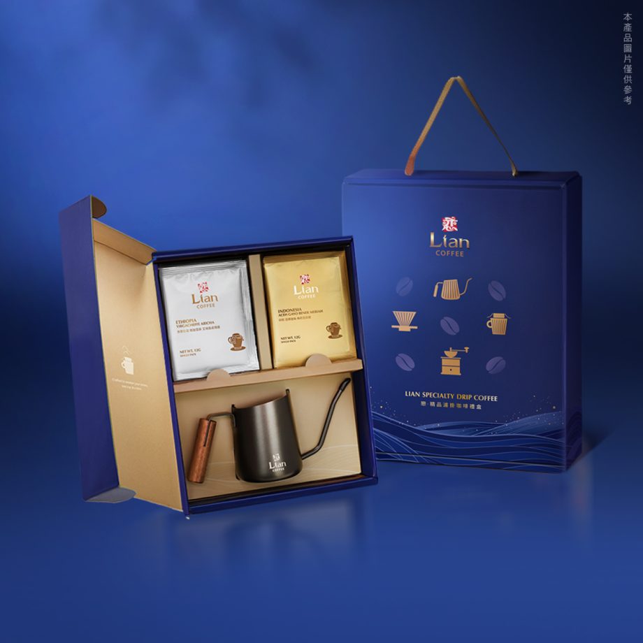 【開元食品】戀 精品濾掛咖啡&手沖壺禮盒