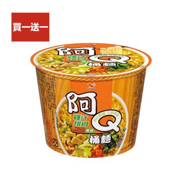 【阿 Q】雞汁排骨風味桶麵（12 入 箱）