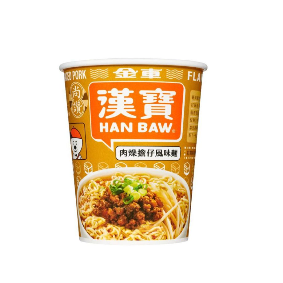 【金車】漢寶速食杯麵 - 肉燥擔仔風味麵（ 12 入 / 箱 ）