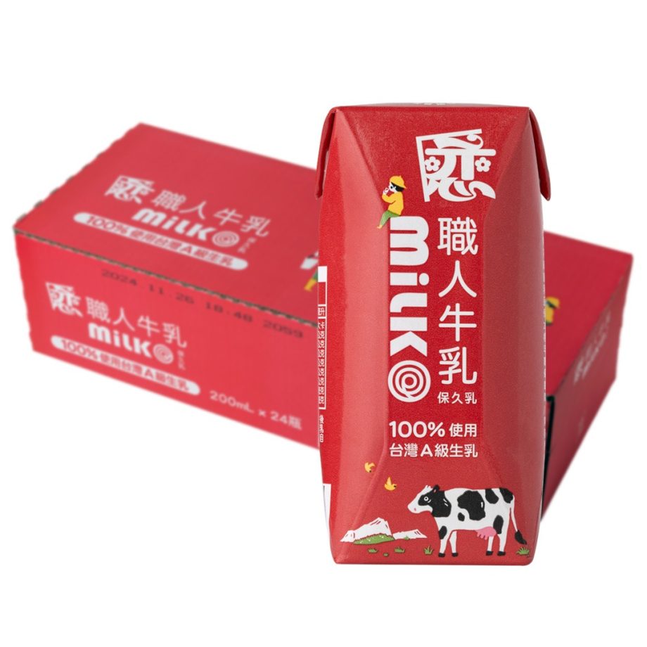 買一送一【開元食品】戀職人 - 牛乳 / 保久乳（200ml × 24 入）